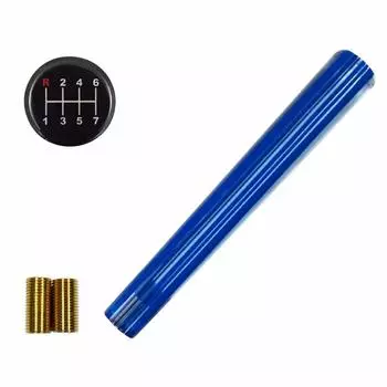 Retro Striped Shift Knob with Blue Line for Fuso Super Great (300mm) синий