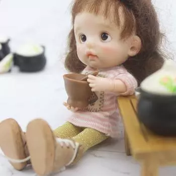 Ретро ступка с пестиком, модель, фигурка, миниатюрный кукольный домик, кухонный аксессуар