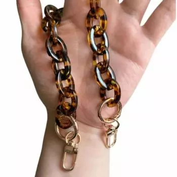 Retro Style Messenger Bag Chain 37/60/120cm Charm Bag Accessories Handbag Replacement 37cm-Style 2