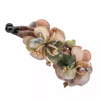 Retro Style Twist Clip Elegant Rose Ponytail Clip New Banana Clip For Women 01