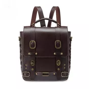 Retro-style Women s Backpack, A Niche Chain Single-shoulder Crossbody Bag