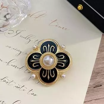 Ретро суд Изысканная капля глазурованная эмалевая брошь средневековый свет роскошные серьги-булавки комплект ювелирных изделий