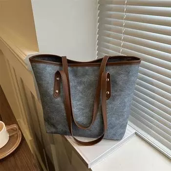 Ретро-сумка большой емкости с подмышкой, женская сумка, новая модная сумка на одно плечо для поездок на работу