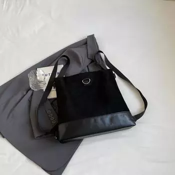 Ретро сумка большой вместимости 2024 модная новая женская сумка осень-зима дорожная фактура женский рюкзак 34*7*32 чёрный