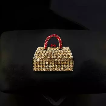 Ретро-сумка-брошь с бриллиантами, женская изысканная сумка-корсаж, индивидуальный темперамент, булавка, аксессуары