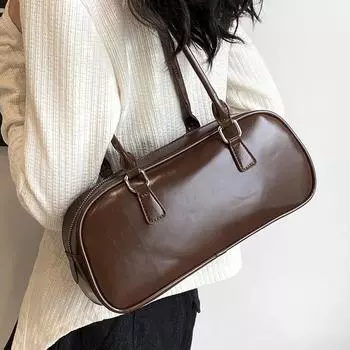 Ретро-сумка через плечо для женщин, новые высококачественные сумки из мягкой кожи для подмышек, элегантная красная сумка для невесты, свадебные сумки