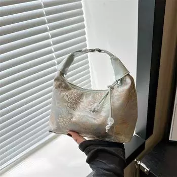 Ретро сумка через плечо простая повседневная сумка-подушка новый стиль модная простая сумка через плечо