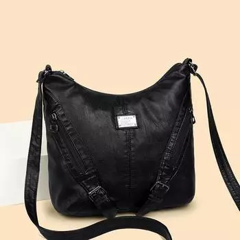 Ретро-сумка для мотоцикла, женская сумка на одно плечо, персонализированная большая вместительная ручная сумка через плечо красный