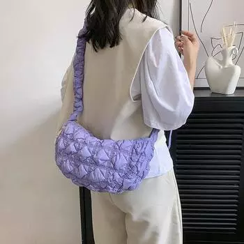 Ретро сумка-пельмень летняя новая сумка женская нишевая трендовая сумка через плечо повседневная простая сумка-мессенджер женская сумка жёлтый