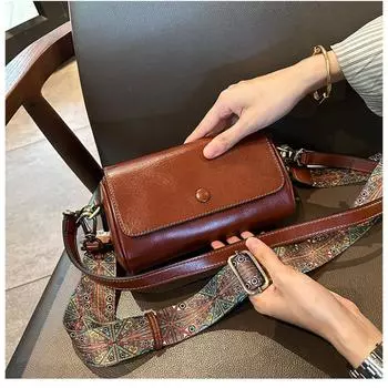 Ретро-сумка, сумка для мобильного телефона для женщин, сумка через плечо, новая весенне-летняя модная нишевая уникальная маленькая сумка, универсальная