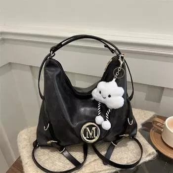 Ретро-сумка-тоут большой вместимости, женская повседневная сумка-мессенджер, студенческий многоцелевой рюкзак