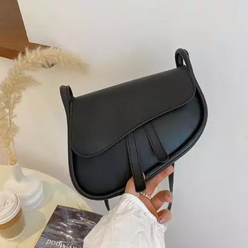 Ретро сумка женская летняя мода 2024 года повседневная сумка подмышкой текстурная сумка через плечо простая сумка-седло через плечо жёлтый