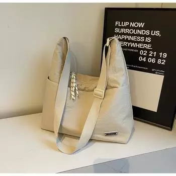 Ретро сумка женская сумка-тоут большой емкости осень-зима 2024 новая повседневная сумка для работы и учебы чёрный