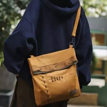 Ретро сумки через плечо для женщин Повседневная искусственная замша сумка через плечо 2024 зимняя женская противоугонная сумка большой емкости для уличных покупок бежевый