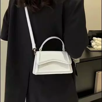 Ретро-сумки для женщин. Модные сумки. Дизайнерские роскошные квадратные сумки через плечо. Женские сумки на плечо. Женские сумки-тоут. 20x7x12cm чёрный