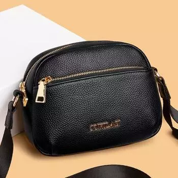 Ретро-сумки из натуральной кожи для женщин, маленькая сумка через плечо, женские кожаные сумки