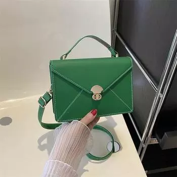 Ретро сумки популярные зимние женские сумки 2024 новая мода портативный нишевый дизайн простая маленькая квадратная сумка через плечо