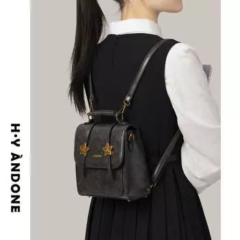 Retro Summer Backpack Bags Women s 2025 New Arrival Light Luxury Minority Fancy Shoulder Bag Women s Minimalist Fashion Black