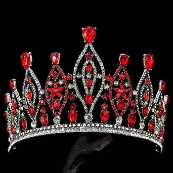 Ретро свадебные украшения свадебное платье аксессуары сплав горный хрусталь повязка на голову корона день рождения тиара аксессуары для волос