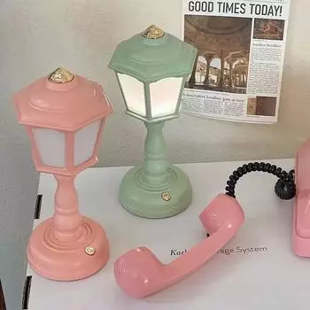 Ретро светодиодная настольная лампа 3 модели освещения защитный глаз ночник мини уличный светильник дизайн настольные ночники спальня прикроватная лампа as picture show