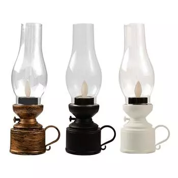 Ретро светодиодные беспламенные свечи электронные чайные свечи орнамент настольная лампа винтажный фонарь для свечей свадьба день рождения вечеринка декор