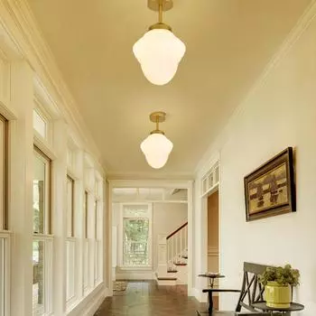 Ретро светодиодные стеклянные подвесные светильники современные железные черные золотые одинарные лампы для балкона вход бар лестница внутренние декоративные светильники Cool white