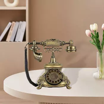 Ретро телефон/Антикварный телефон/Старый телефон/Ретро телефон/Дисковый телефон/Винтажный телефон/Антикварный