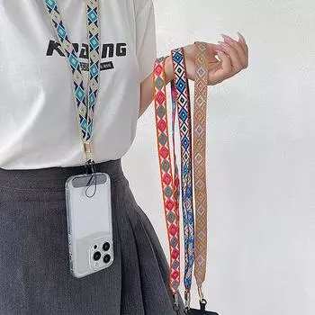 Ретро телефон цепочка ремешок для iPhone для Samsung Xiaomi Huawei анти-потеря брелок брелок сумка украшение камера подвесная веревка