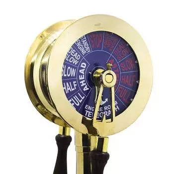 Ретро телеграфный колокол высота 35,56 см звуковой рычаг машинное отделение заказ телеграф руководство