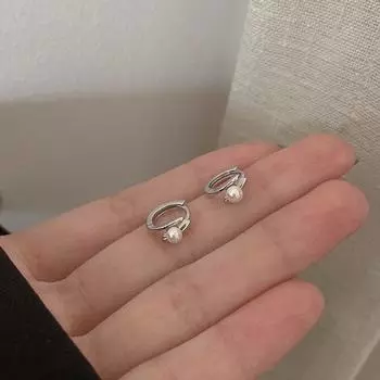 Ретро Темперамент Серьги-пряжки Arc Ear Серьги Женские Простые Серьги Ниш Дизайн