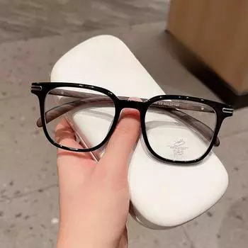 Ретро TR90 оправа для очков с имитацией древесины на ножке, оправа для очков для близоруких женщин