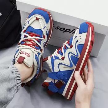 Ретро-туфли для папы, мужская осенне-зимняя, новая модная подростковая спортивная обувь, мужская с низким верхом, подходящая по цвету повседневная модная обувь для мужчин 39