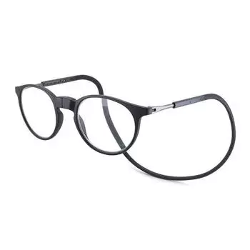 Ретро Ультралегкие Складные Очки для Чтения с Увеличением для Пожилых людей Силиконовые Магнитные Подвесные на Шею Очки для Чтения +100 degrees