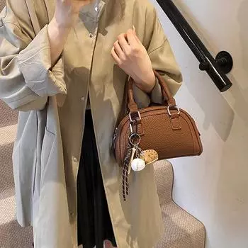 Ретро универсальная модная сумка простая сумка через плечо женская сумка для поездок на работу осень и зима новая сумка-мессенджер для боулинга женская сумка no pendant