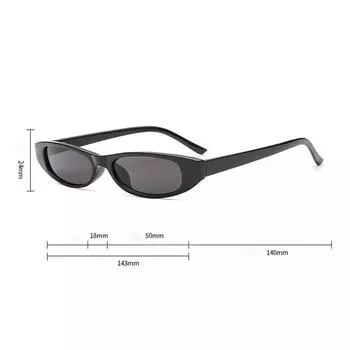 Retro Vintage Clout Cat Unisex Sunglasses Rapper Oval Shades Glasses
