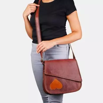 Ретро Винтажная сумка-тоут из натуральной кожи, повседневный кошелек, сумка через плечо, сумка на ремне 10 x 13 x 3 in коричневый