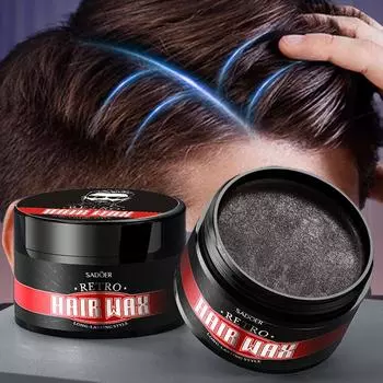 Ретро Воск для волос. Стойкий стиль. Пышная Прическа. Обновите свой образ с помощью нашего стойкого укладочного воска для идеальной фиксации волос 100g