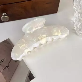 Ретро Высококачественный Ацетат Зажим для Волос Большие Заколки для Женщин Элегантная Заколка Зажим-Акула Леди Леопардовые Заколки для Волос Головной Убор