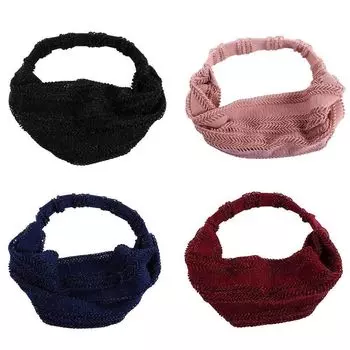 Ретро высокая эластичная повязка для волос обруч для волос с широкими краями новая повязка для волос