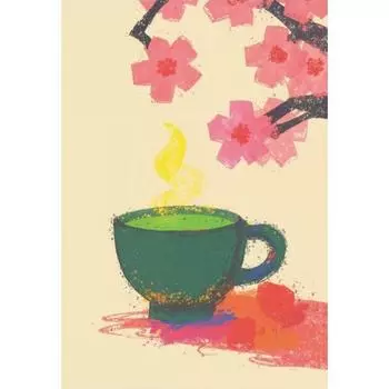 Ретро Японская Еда Рис Кофе Завтрак Матча Суши Минималистичная Живопись Постер Холст Живопись Настенные Картины Домашний Кухонный Декор 21cm30cm NoFrame