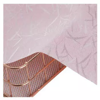 Ретро Яркий Шелковый Жаккард Ткань DIY Ткань Бамбуковый Лист Мягкий Сплошной Цвет 150*100cm