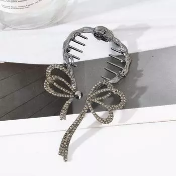 Ретро заколки-бабочки для волос с подвесными бусинами, высокая прическа «пучок», жемчужные заколки-крабы для волос, элегантные женские заколки, пряжка для хвостика, аксессуары для волос