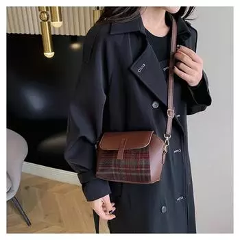 Ретро женская сумка через плечо Niche Design женская сумка-мессенджер Простая мода новый тренд зима