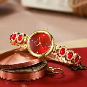 Ретро женские деловые часы элегантные женские наручные часы модные кварцевые наручные часы подарок чёрный