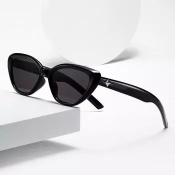 Ретро женские солнцезащитные очки бренд дизайнер винтажные маленькие солнцезащитные очки для женщин дамы классические черные