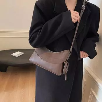 Ретро женские сумки через плечо повседневные дизайнерские сумки сумка через плечо сумка-тоут для женщин кошельки и сумки one size чёрный