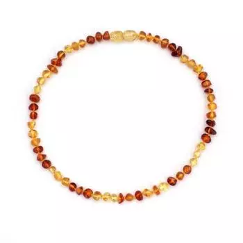 Ретро женское ожерелье из натурального янтаря с бисером, ювелирные изделия, подарок на день матери ручной работы 2#