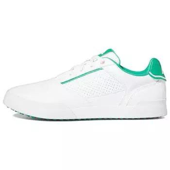 Ретрокроссовки Adidas для гольфа без шипов Белый / Зеленый корт 40.5