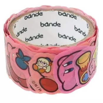 Return to the Stars 30th Anniversary Bande Individually Peelable Masking Tape Yellow Kirby s (3) розовый