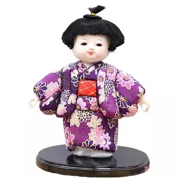 RETZLA Клетчатая кукла Украшение Японская кукла-кимоно Интерьер Сувенир для домашнего проживания 5